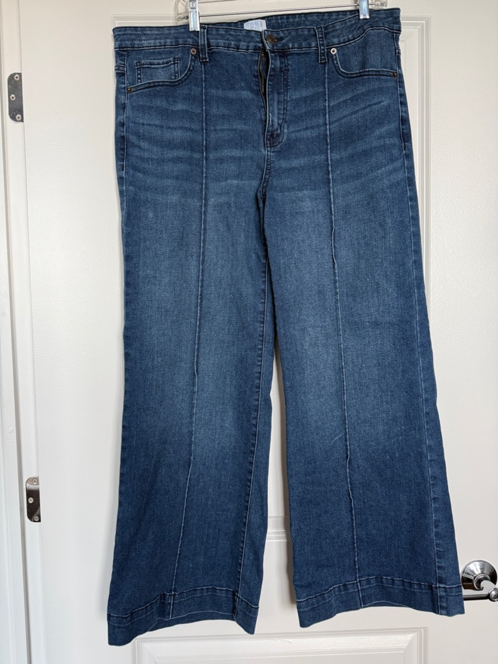 Time and Tru Dark Blue Wide-Leg Jeans